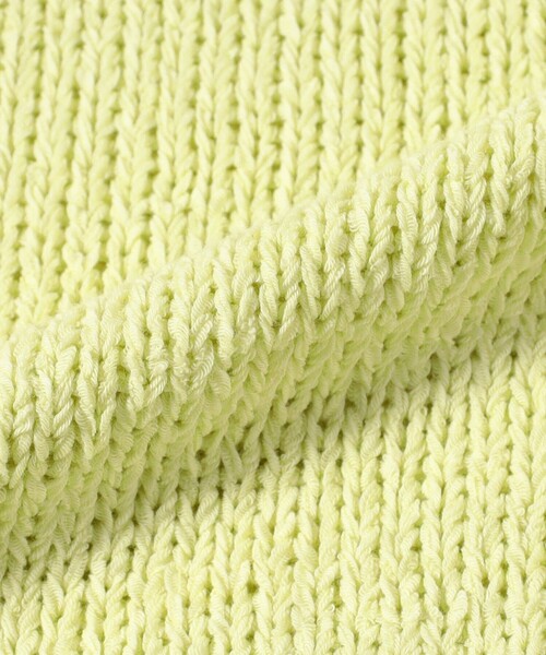 Demi-Luxe BEAMS（デミルクス ビームス）の「コットン ローゲージ ロングスリーブ プルオーバー（ニット/セーター・レディース・イエロー系その他2/ホワイト・ONE SIZE）」の15枚目の写真