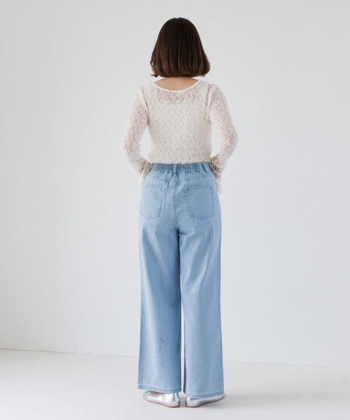 flower（フラワー）の「シアーフラワートップ（Tシャツ/カットソー・レディース・アイボリー/ブラック/ミント・FREE）」の21枚目の写真