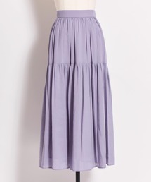 NOELA | ボリュームシアーフレアスカート(スカート)