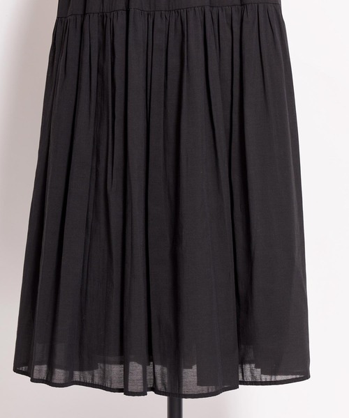 NOELA（ノエラ）の「ボリュームシアーフレアスカート（スカート・レディース・ブラック/オフホワイト/ブルー・S/M）」の17枚目の写真