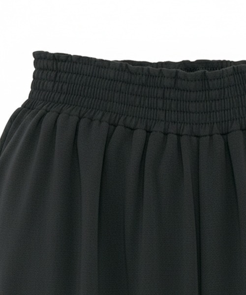 coca(coca)(コカ)の「ハイウエストストレッチイージーワイドパンツ(スラックス・レディース・チャコール/ブラック・S/M/L)」の16枚目の写真