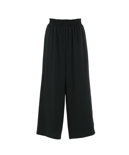coca(coca)(コカ)の「ハイウエストストレッチイージーワイドパンツ(スラックス・レディース・チャコール/ブラック・S/M/L)」の20枚目の写真