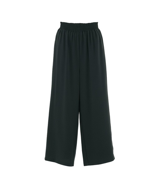 coca(coca)(コカ)の「ハイウエストストレッチイージーワイドパンツ(スラックス・レディース・チャコール/ブラック・S/M/L)」の21枚目の写真