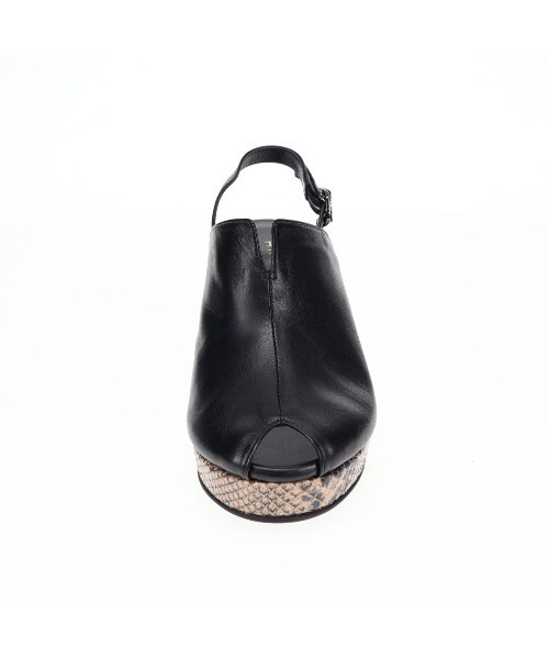 HIMIKO（ヒミコ）の「【HIMIKO】【撥水】ピープトゥカバードサンダル/661206（サンダル・レディース・ブラック/ブルー系その他/ベージュ・23.5cm/23.0cm/25.5cm/24.5cm/22.0cm/22.5cm/25.0cm/24.0cm）」の5枚目の写真