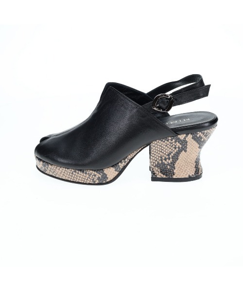 HIMIKO（ヒミコ）の「【HIMIKO】【撥水】ピープトゥカバードサンダル/661206（サンダル・レディース・ブラック/ブルー系その他/ベージュ・23.5cm/23.0cm/25.5cm/24.5cm/22.0cm/22.5cm/25.0cm/24.0cm）」の10枚目の写真