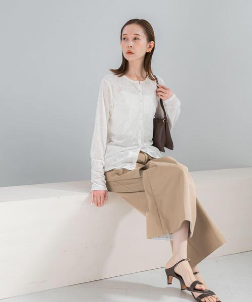 URBAN RESEARCH ROSSO WOMEN(アーバンリサーチ ロッソ)の「シアーベロアデザインプルオーバー(その他トップス・レディース・ブルー/オフホワイト・FREE)」の20枚目の写真