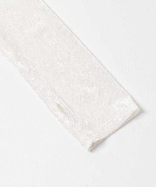 URBAN RESEARCH ROSSO WOMEN(アーバンリサーチ ロッソ)の「シアーベロアデザインプルオーバー(その他トップス・レディース・ブルー/オフホワイト・FREE)」の10枚目の写真