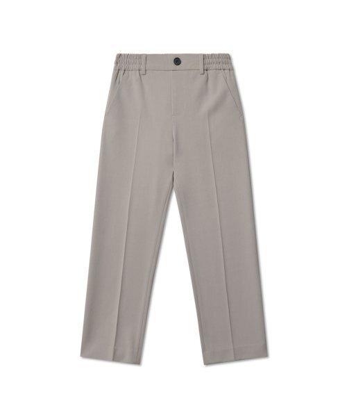 MUSINSA STANDARD KIDS（ムシンサスタンダードキッズ）の「テーパードバンディングスラックス[ライトベージュ]（その他パンツ・レディース・その他・120/150/130/140）」の2枚目の写真