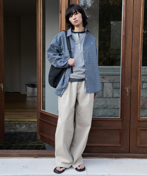 LEVAR(レバー)の「Relaxed Classic Check Shirt - Multi Green(シャツ/ブラウス・レディース・その他・FREE)」の4枚目の写真
