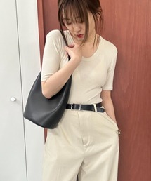 Uネックボディスーツ