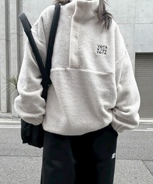 YACA（ヤーカ）の「Half Button Boa Tops/ハーフボタンボアトップス【unisex item】（その他アウター）」