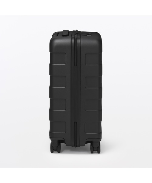 無印良品(ムジルシリョウヒン)の「バーを自由に調節できる フロントオープンキャリーケース(32L)(スーツケース/キャリーバッグ・レディース・ベージュ/ブラック・FREE)」の6枚目の写真