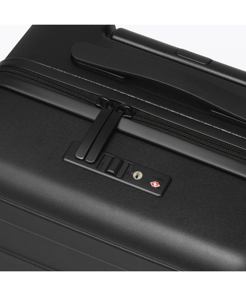 無印良品(ムジルシリョウヒン)の「バーを自由に調節できる フロントオープンキャリーケース(32L)(スーツケース/キャリーバッグ・レディース・ベージュ/ブラック・FREE)」の14枚目の写真