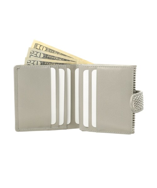 HIROKO HAYASHI(ヒロコハヤシ)の「CATENA(カテーナ)薄型二つ折り財布(財布・レディース・ゴールド・00)」の7枚目の写真