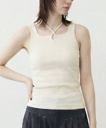 MONOe（モノエ）の「【抜け感を演出】チョーカーネックカップ付きタンク（タンクトップ）」