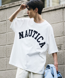 NAUTICA | NAUTICA/ノーティカ ビッグシルエット アーチロゴ ショートスリーブTシャツ(Tシャツ/カットソー)