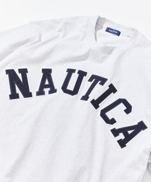 NAUTICA（ノーティカ）の「NAUTICA/ノーティカ ビッグシルエット アーチロゴ ショートスリーブTシャツ（Tシャツ/カットソー・メンズ・ネイビー/グリーン/ホワイト/ブラウン/グレー/ブラック・SMALL/MEDIUM/LARGE/X-LARGE）」の15枚目の写真