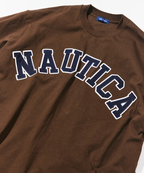NAUTICA（ノーティカ）の「NAUTICA/ノーティカ ビッグシルエット アーチロゴ ショートスリーブTシャツ（Tシャツ/カットソー・メンズ・ネイビー/グリーン/ホワイト/ブラウン/グレー/ブラック・SMALL/MEDIUM/LARGE/X-LARGE）」の17枚目の写真