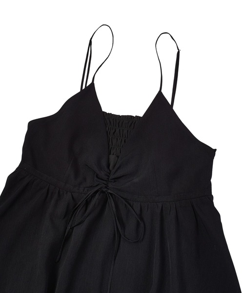 X-girl(エックスガール)の「CAMI MINI DRESS(ワンピース・レディース・ブラック/ベージュ・ONE SIZE)」の12枚目の写真