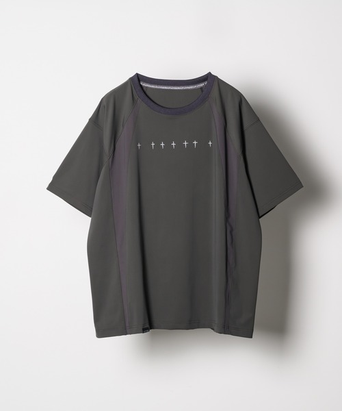 AIVER(アイバー)の「AIVER ナイロンテック S/S TEE(Tシャツ/カットソー・メンズ・ブラック/グレー系その他・SMALL/MEDIUM/LARGE)」の6枚目の写真