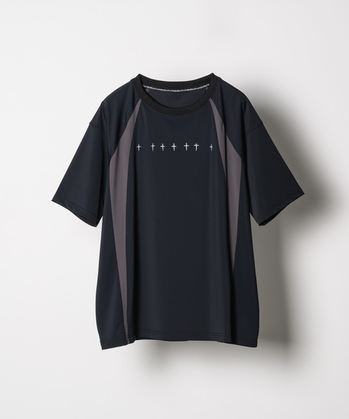 AIVER(アイバー)の「AIVER ナイロンテック S/S TEE(Tシャツ/カットソー・メンズ・ブラック/グレー系その他・SMALL/MEDIUM/LARGE)」の5枚目の写真