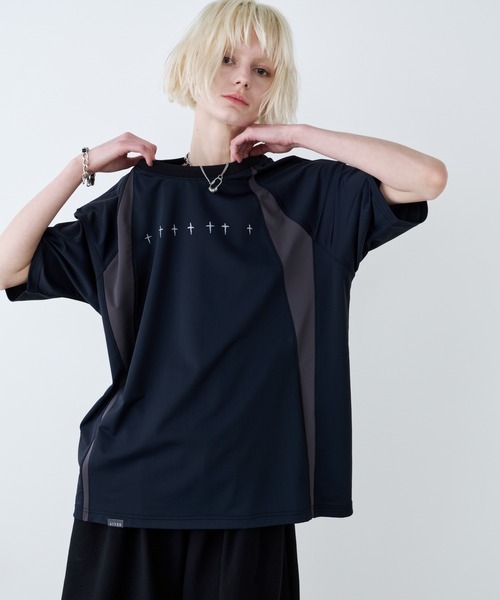 AIVER(アイバー)の「AIVER ナイロンテック S/S TEE(Tシャツ/カットソー・メンズ・ブラック/グレー系その他・SMALL/MEDIUM/LARGE)」の18枚目の写真