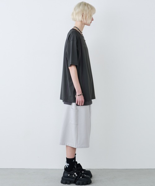 AIVER(アイバー)の「AIVER ナイロンテック S/S TEE(Tシャツ/カットソー・メンズ・ブラック/グレー系その他・SMALL/MEDIUM/LARGE)」の3枚目の写真