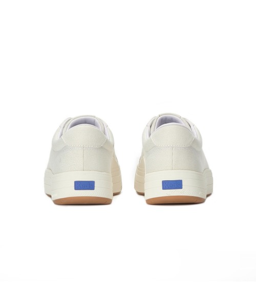 Keds(ケッズ)の「Keds ケッズ パーク ルレックス テキスタイル ホワイト(スニーカー・レディース・ホワイト・22.5cm/25.0cm/23.0cm/23.5cm/24.0cm/24.5cm)」の4枚目の写真