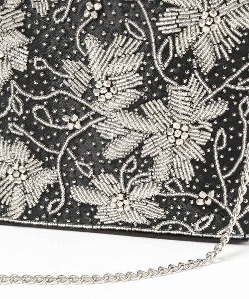 Andemiu(アンデミュウ)の「ビーズリングバック639655(ハンドバッグ・レディース・ライトグレー/ブラック/グレー系その他・FREE)」の21枚目の写真