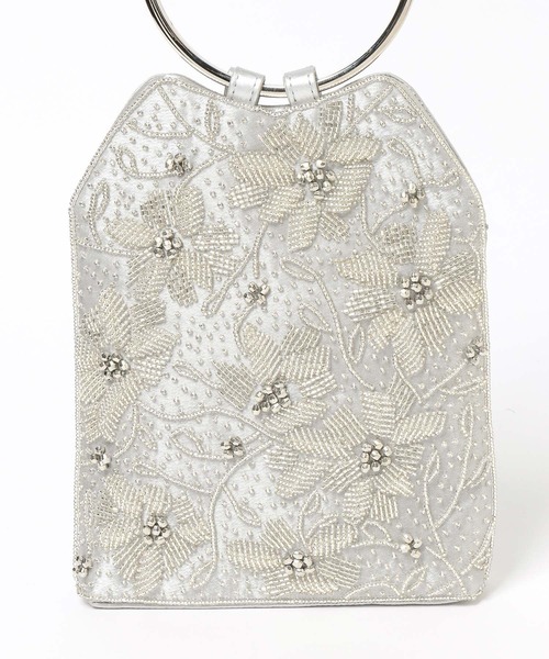 Andemiu(アンデミュウ)の「ビーズリングバック639655(ハンドバッグ・レディース・ライトグレー/ブラック/グレー系その他・FREE)」の22枚目の写真