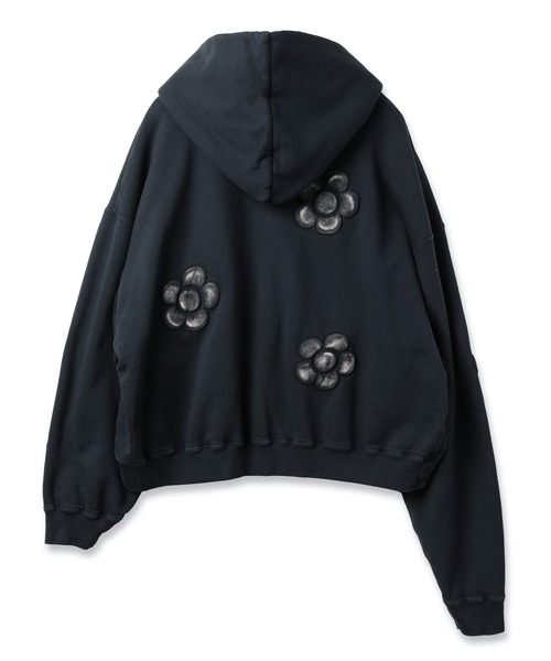 amok（アモク）の「3D FLOWER HOODIE（パーカー・メンズ・ブラック/ブルー・L/M/S）」の14枚目の写真