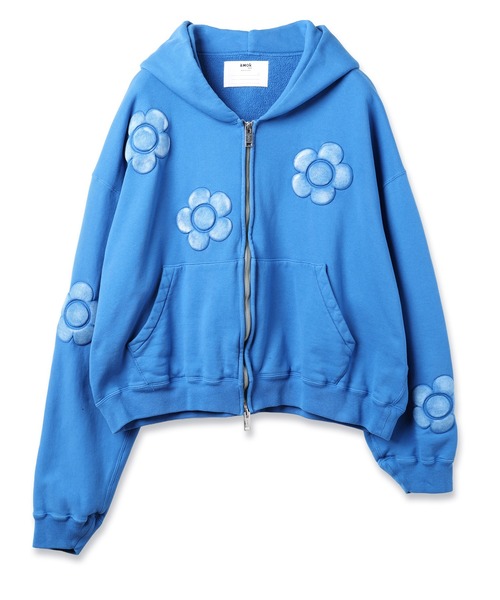 amok（アモク）の「3D FLOWER HOODIE（パーカー・メンズ・ブラック/ブルー・L/M/S）」の15枚目の写真