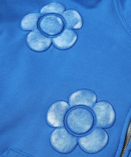 amok（アモク）の「3D FLOWER HOODIE（パーカー・メンズ・ブラック/ブルー・L/M/S）」の7枚目の写真