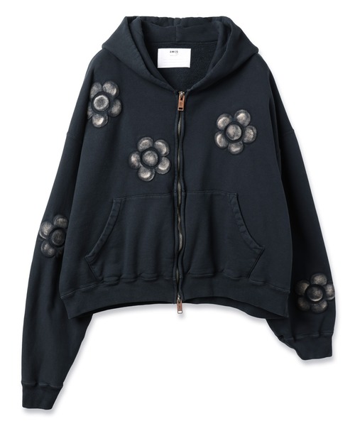 amok（アモク）の「3D FLOWER HOODIE（パーカー・メンズ・ブラック/ブルー・L/M/S）」の4枚目の写真