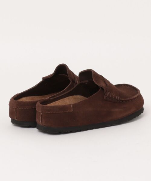 BIRKENSTOCK(ビルケンシュトック)の「ビルケンシュトック 1031701 Naples Wrapped LEVE CARAFE【Narrow幅】 /ネープルズ ラップ スエードカラフェ ナロー幅(ローファー・メンズ・ダークブラウン・37/36/39/38/35/40)」の2枚目の写真