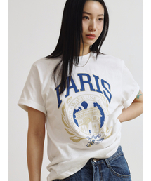 WAVE UNION（ウェーブユニオン）の「Paris T-shirt white（Tシャツ/カットソー）」