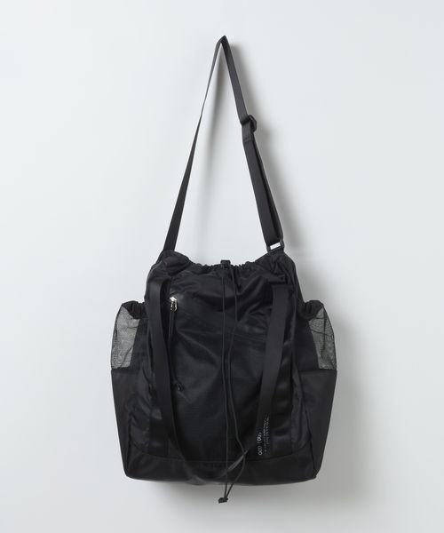 JEANASIS（ジーナシス）の「ナイロンメッシュ3WAYトート/666199（トートバッグ・レディース・ピンク/オフホワイト/ブラック・FREE）」の4枚目の写真