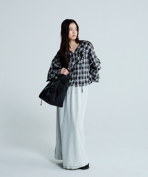 JEANASIS（ジーナシス）の「ナイロンメッシュ3WAYトート/666199（トートバッグ・レディース・ピンク/オフホワイト/ブラック・FREE）」の21枚目の写真