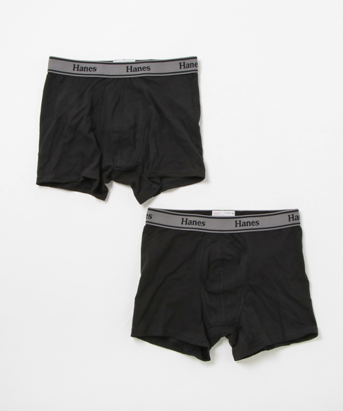 HANES（ヘインズ）の「【Hanes/ヘインズ】メンズ グローバルバリューライン【2枚組】ボクサーブリーフ（ボクサーパンツ・メンズ・その他6/その他1/ブラック/ヘザーグレー/その他20/その他2/その他10/その他16/その他8/その他17/その他12・LARGE/MEDIUM/X-LARGE）」の2枚目の写真