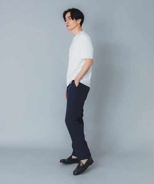 URBAN RESEARCH ROSSO MEN（アーバンリサーチロッソメン）の「『接触冷感/吸水速乾/UVカット』ハイクオリティドレスTシャツ（Tシャツ/カットソー・メンズ・ネイビー/ライトグレー/ホワイト/ブラック・SMALL/X-LARGE/LARGE/MEDIUM）」の19枚目の写真