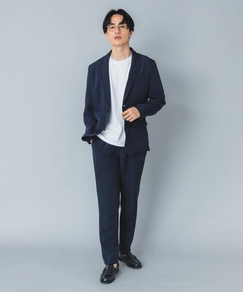 URBAN RESEARCH ROSSO MEN（アーバンリサーチロッソメン）の「『接触冷感/吸水速乾/UVカット』ハイクオリティドレスTシャツ（Tシャツ/カットソー・メンズ・ネイビー/ライトグレー/ホワイト/ブラック・SMALL/X-LARGE/LARGE/MEDIUM）」の22枚目の写真