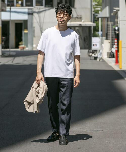 URBAN RESEARCH ROSSO MEN(アーバンリサーチロッソメン)の「『接触冷感/吸水速乾/UVカット』ハイクオリティドレスTシャツ(Tシャツ/カットソー・メンズ・ネイビー/ライトグレー/ホワイト/ブラック・SMALL/X-LARGE/LARGE/MEDIUM)」の10枚目の写真