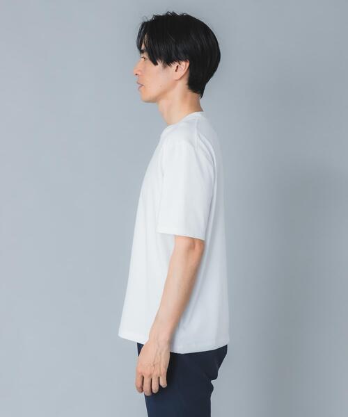 URBAN RESEARCH ROSSO MEN(アーバンリサーチロッソメン)の「『接触冷感/吸水速乾/UVカット』ハイクオリティドレスTシャツ(Tシャツ/カットソー・メンズ・ネイビー/ライトグレー/ホワイト/ブラック・SMALL/X-LARGE/LARGE/MEDIUM)」の12枚目の写真
