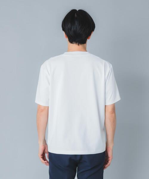 URBAN RESEARCH ROSSO MEN(アーバンリサーチロッソメン)の「『接触冷感/吸水速乾/UVカット』ハイクオリティドレスTシャツ(Tシャツ/カットソー・メンズ・ネイビー/ライトグレー/ホワイト/ブラック・SMALL/X-LARGE/LARGE/MEDIUM)」の13枚目の写真