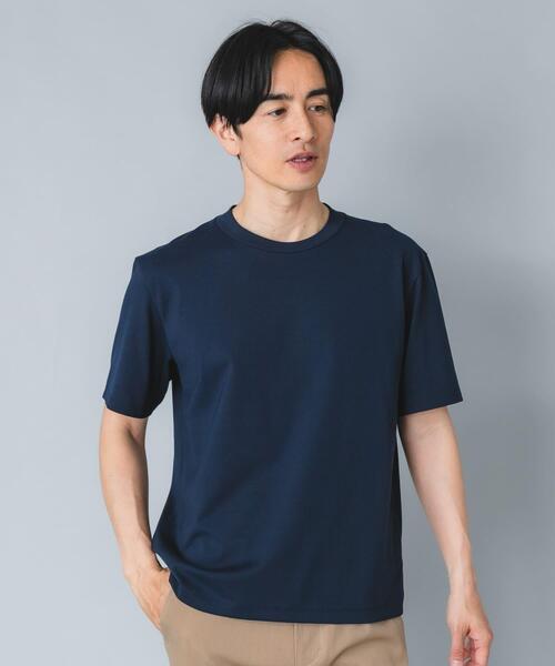 URBAN RESEARCH ROSSO MEN(アーバンリサーチロッソメン)の「『接触冷感/吸水速乾/UVカット』ハイクオリティドレスTシャツ(Tシャツ/カットソー・メンズ・ネイビー/ライトグレー/ホワイト/ブラック・SMALL/X-LARGE/LARGE/MEDIUM)」の16枚目の写真