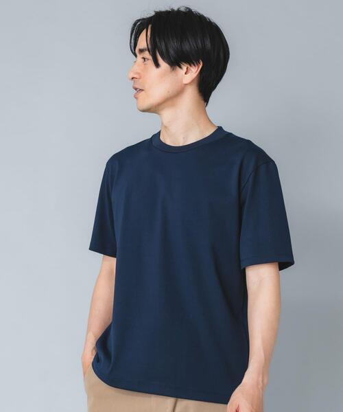 URBAN RESEARCH ROSSO MEN(アーバンリサーチロッソメン)の「『接触冷感/吸水速乾/UVカット』ハイクオリティドレスTシャツ(Tシャツ/カットソー・メンズ・ネイビー/ライトグレー/ホワイト/ブラック・SMALL/X-LARGE/LARGE/MEDIUM)」の18枚目の写真