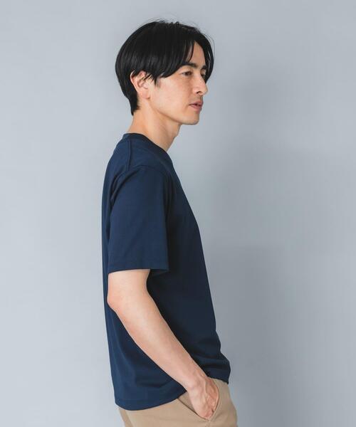 URBAN RESEARCH ROSSO MEN(アーバンリサーチロッソメン)の「『接触冷感/吸水速乾/UVカット』ハイクオリティドレスTシャツ(Tシャツ/カットソー・メンズ・ネイビー/ライトグレー/ホワイト/ブラック・SMALL/X-LARGE/LARGE/MEDIUM)」の19枚目の写真