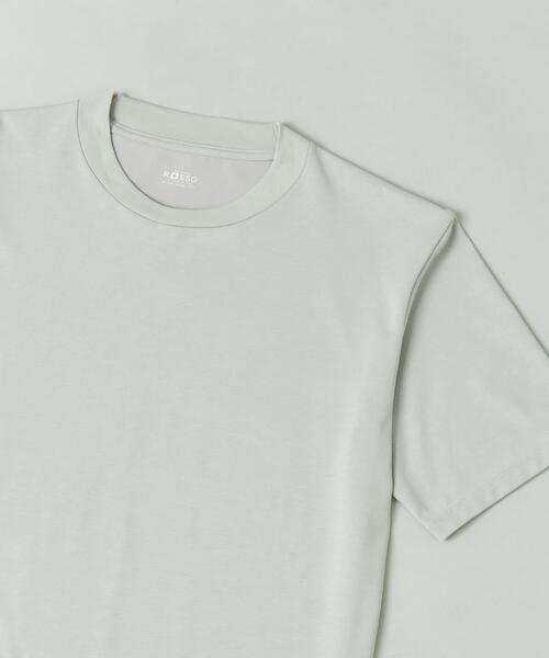 URBAN RESEARCH ROSSO MEN（アーバンリサーチロッソメン）の「『接触冷感/吸水速乾/UVカット』ハイクオリティドレスTシャツ（Tシャツ/カットソー・メンズ・ネイビー/ライトグレー/ホワイト/ブラック・SMALL/X-LARGE/LARGE/MEDIUM）」の9枚目の写真