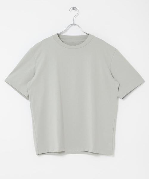 URBAN RESEARCH ROSSO MEN(アーバンリサーチロッソメン)の「『接触冷感/吸水速乾/UVカット』ハイクオリティドレスTシャツ(Tシャツ/カットソー・メンズ・ネイビー/ライトグレー/ホワイト/ブラック・SMALL/X-LARGE/LARGE/MEDIUM)」の6枚目の写真