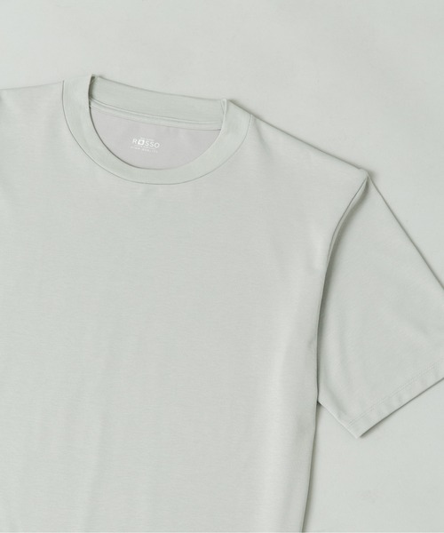 URBAN RESEARCH ROSSO MEN（アーバンリサーチロッソメン）の「ハイクオリティドレスTシャツ（Tシャツ/カットソー・メンズ・ネイビー/ライトグレー/ホワイト/ブラック・SMALL/X-LARGE/LARGE/MEDIUM）」の3枚目の写真